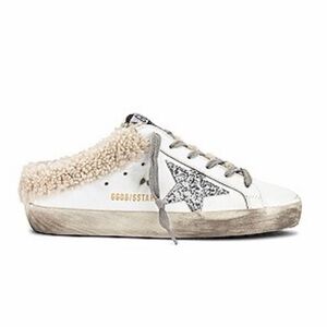 Golden Goose Superstar Sabot Shearling Mule Sneaker | Size 38